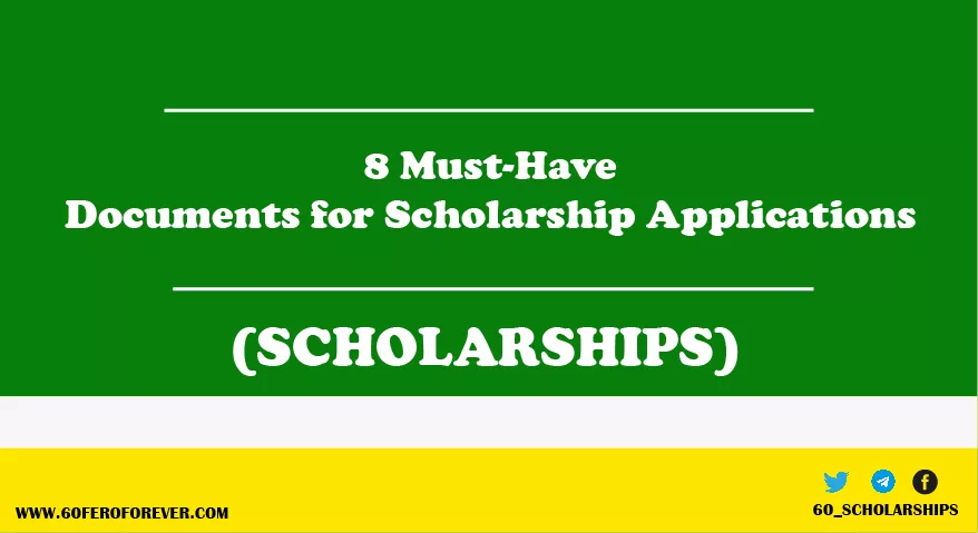 8 Must-Have Documents for Scholarship Applications